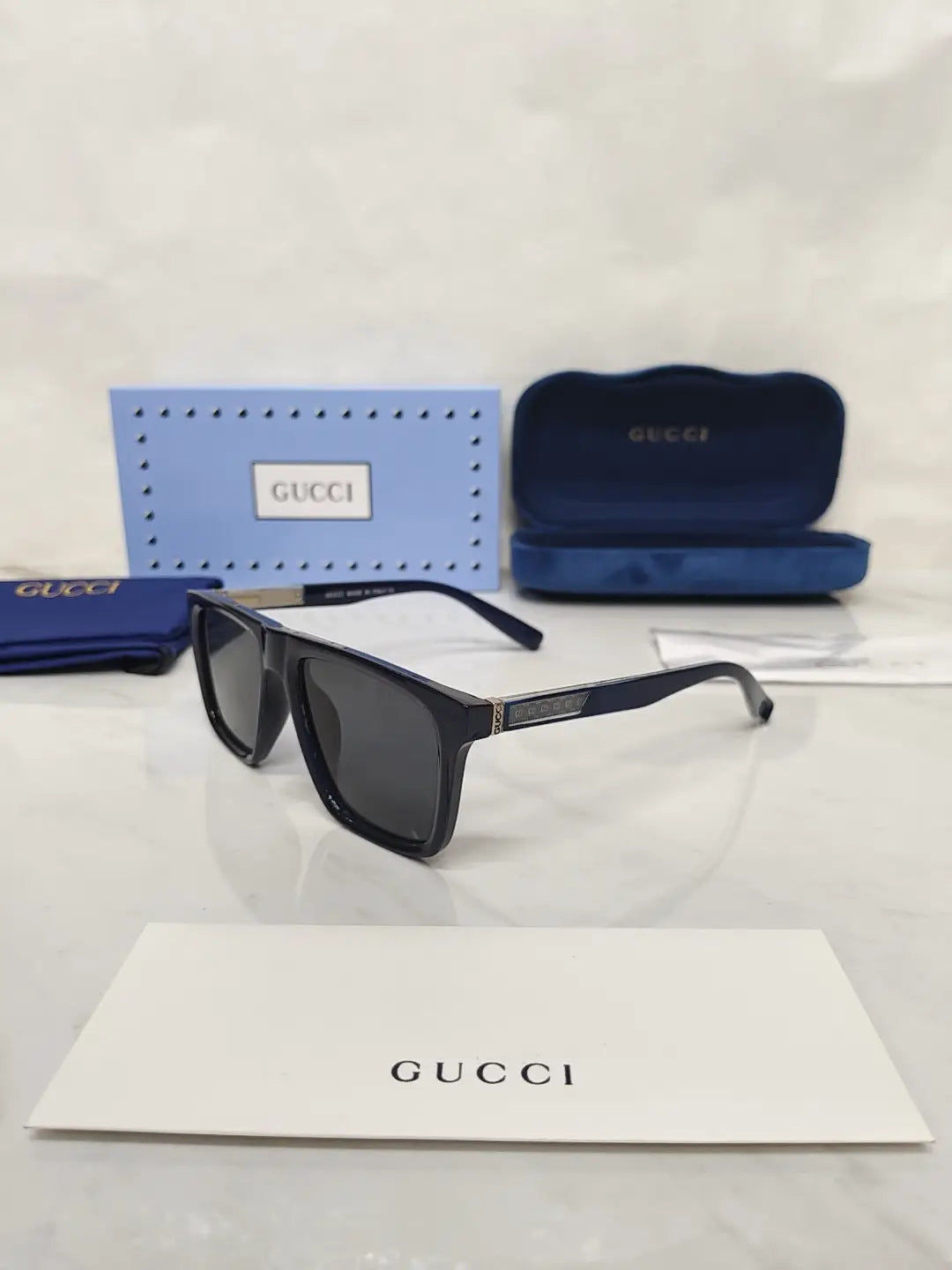 Gucci 2204 Glossy Blue Stick logo Main image