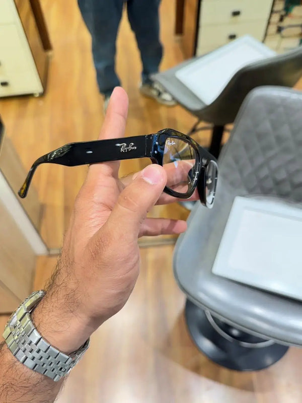 rayban 4454 black plano