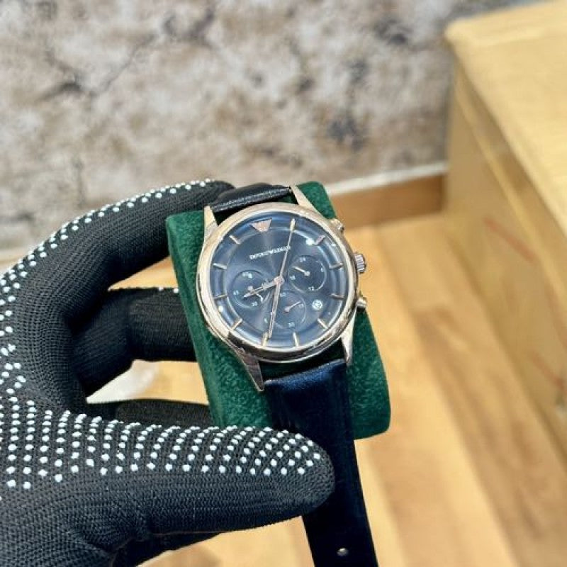 Empori_o Armani Chronograph leather ( 040 ) Main image