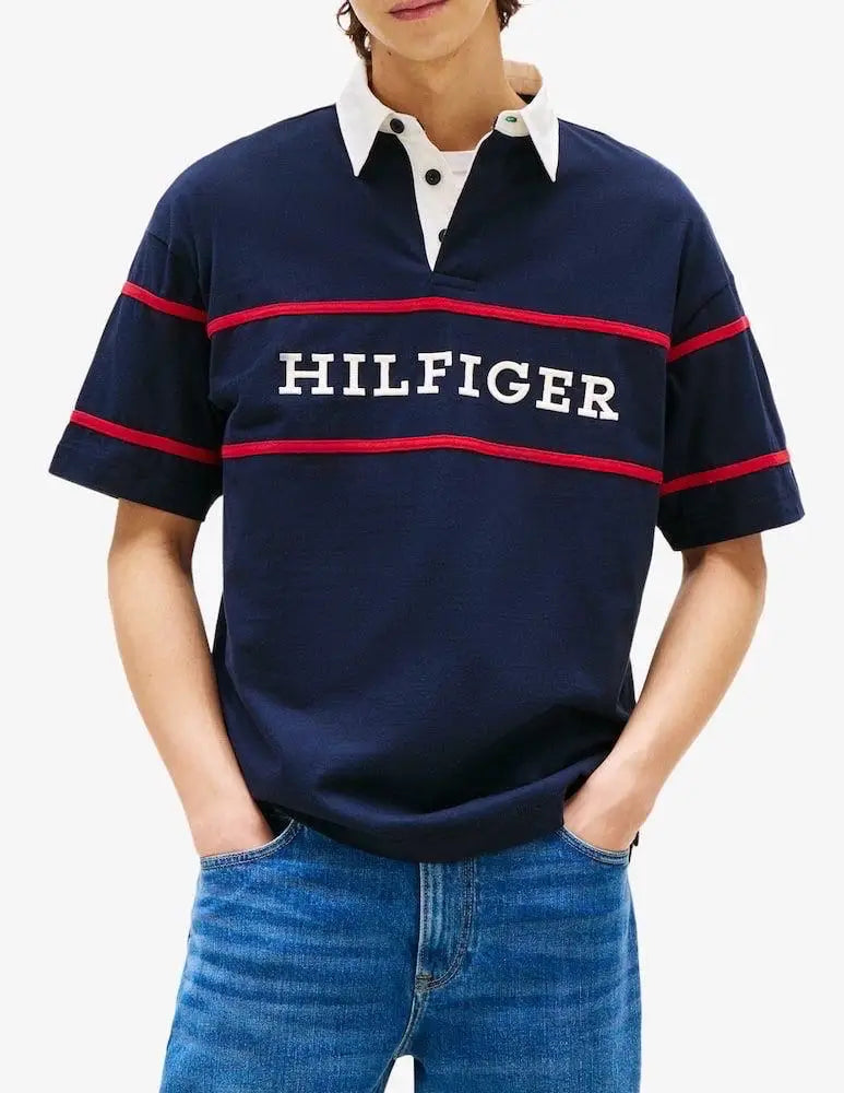 Tommy Hilfiger Navy Blue Premium Polo T-shirt
