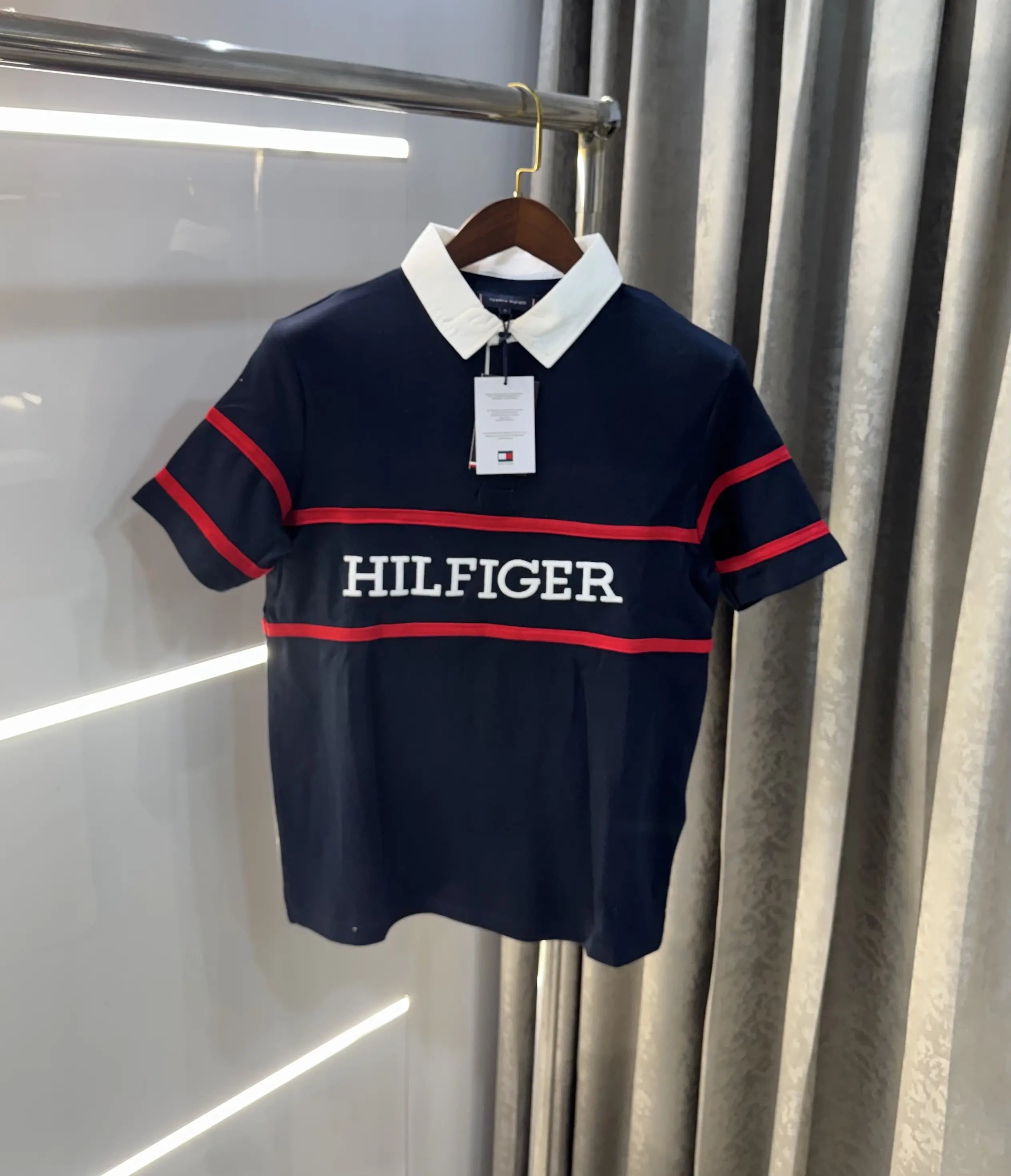 Tommy Hilfiger Navy Blue Premium Polo T-shirt