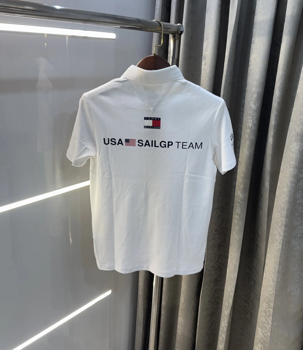 Tommy Hilfiger White Premium Polo T-shirt