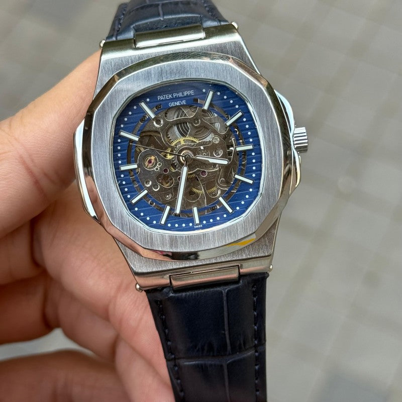 Pate k Phillipe Nautilus Leather Automatic
