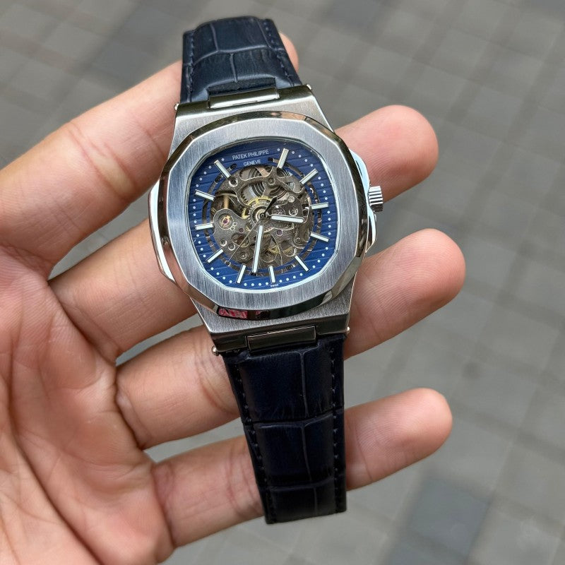 Pate k Phillipe Nautilus Leather Automatic