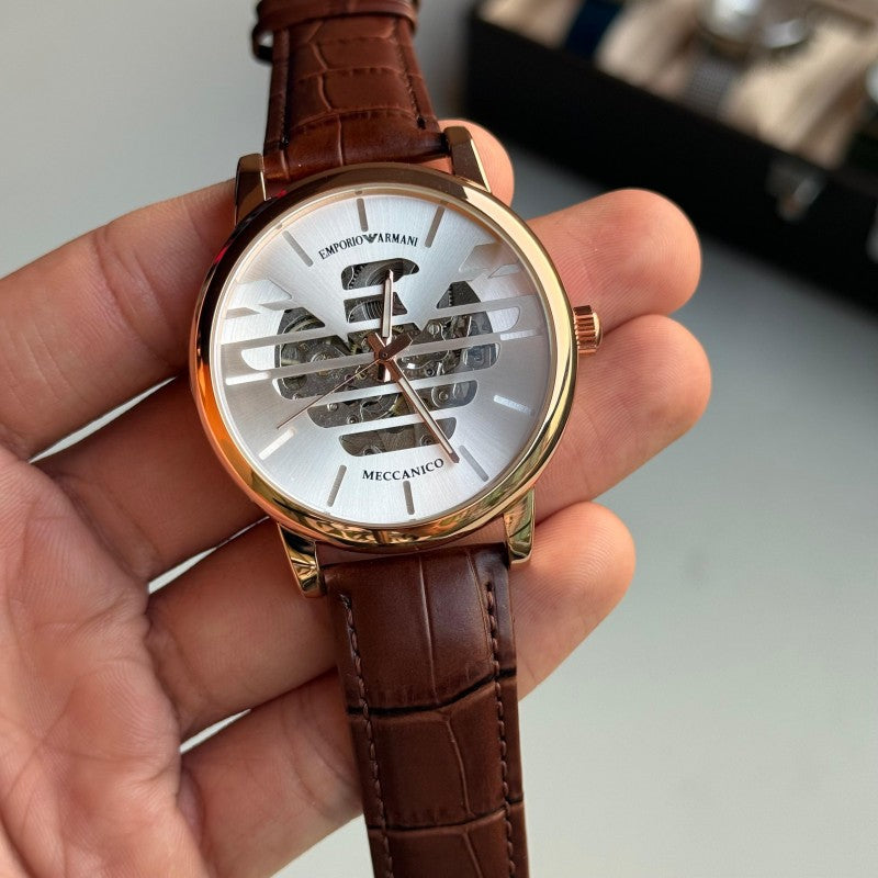 Emporio Arman i Meccanico Leather