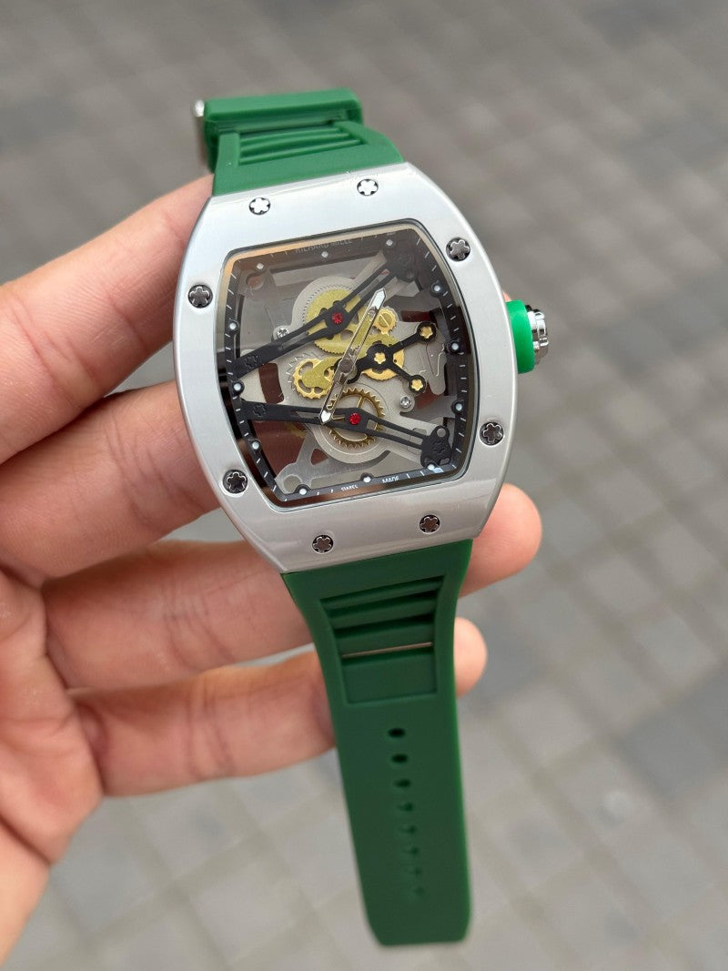 Richard Mill e Transparent Silicone Green
