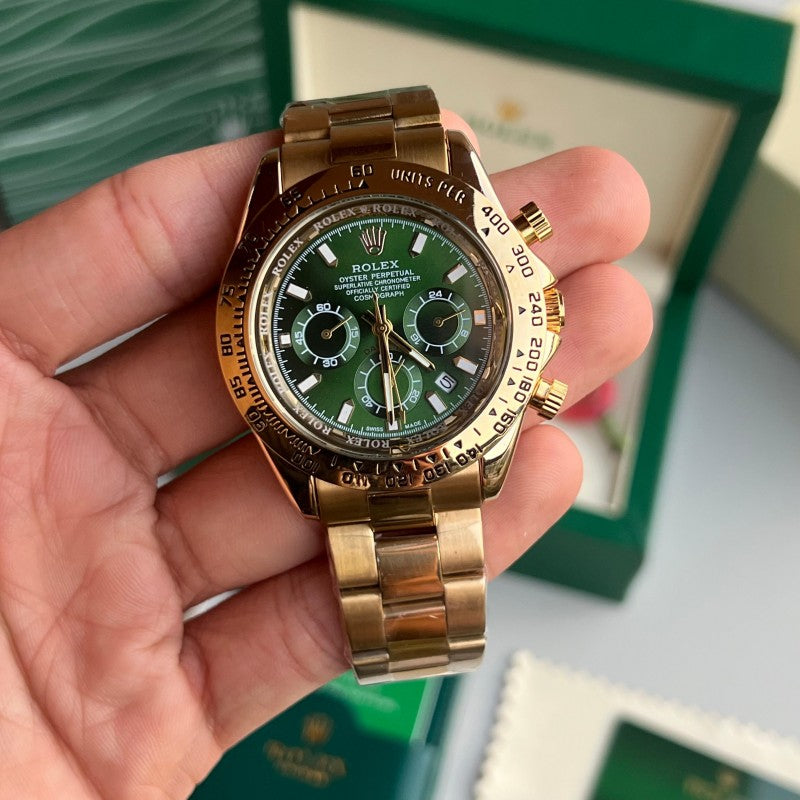 Role x Daytona Quartz Gold Green