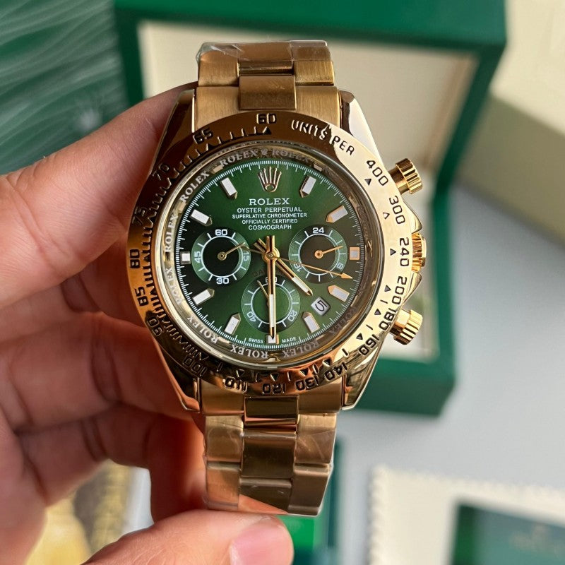 Role x Daytona Quartz Gold Green