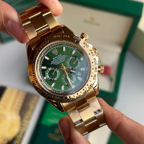 Role x Daytona Quartz Gold Green
