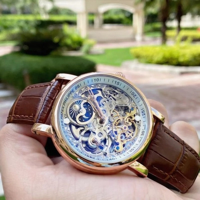 Patek Philipp e Premium Leather Sunmoon Brown