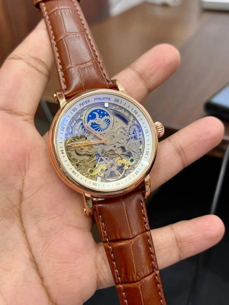 Patek Philipp e Premium Leather Sunmoon Brown