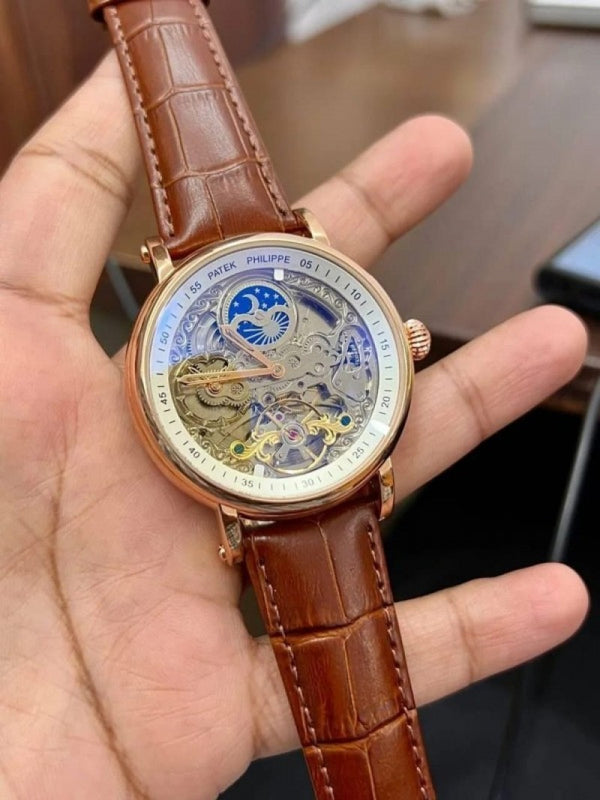 Patek Philipp e Premium Leather Sunmoon Brown
