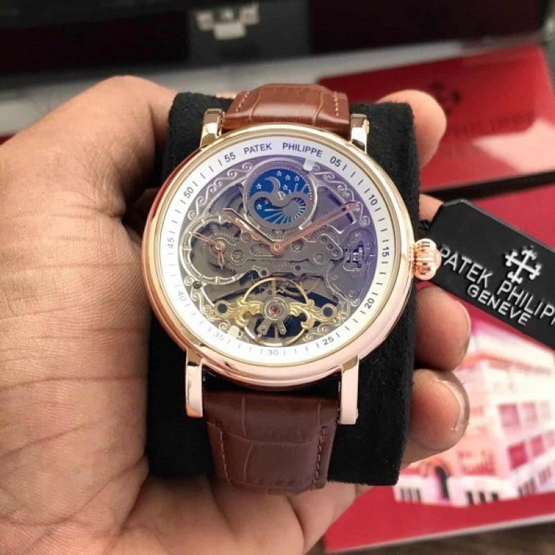 Patek Philipp e Premium Leather Sunmoon Brown