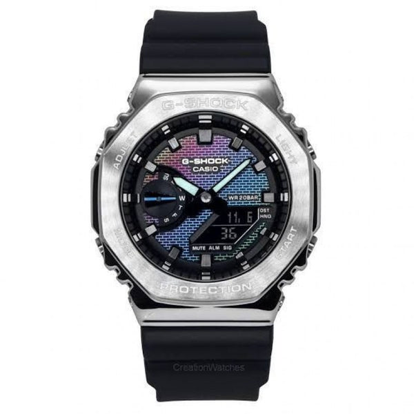 Casio G shock GM 2100 RW 1A Rainbow Dial