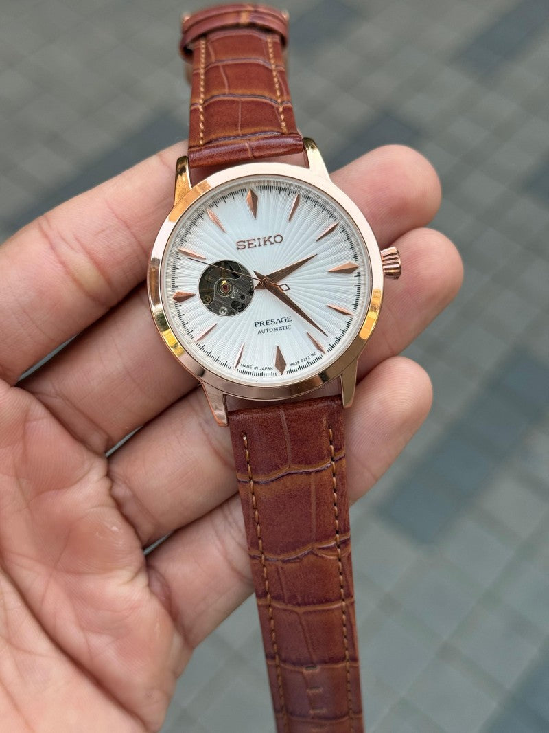 Seik o Presage Automatic Leather Main image