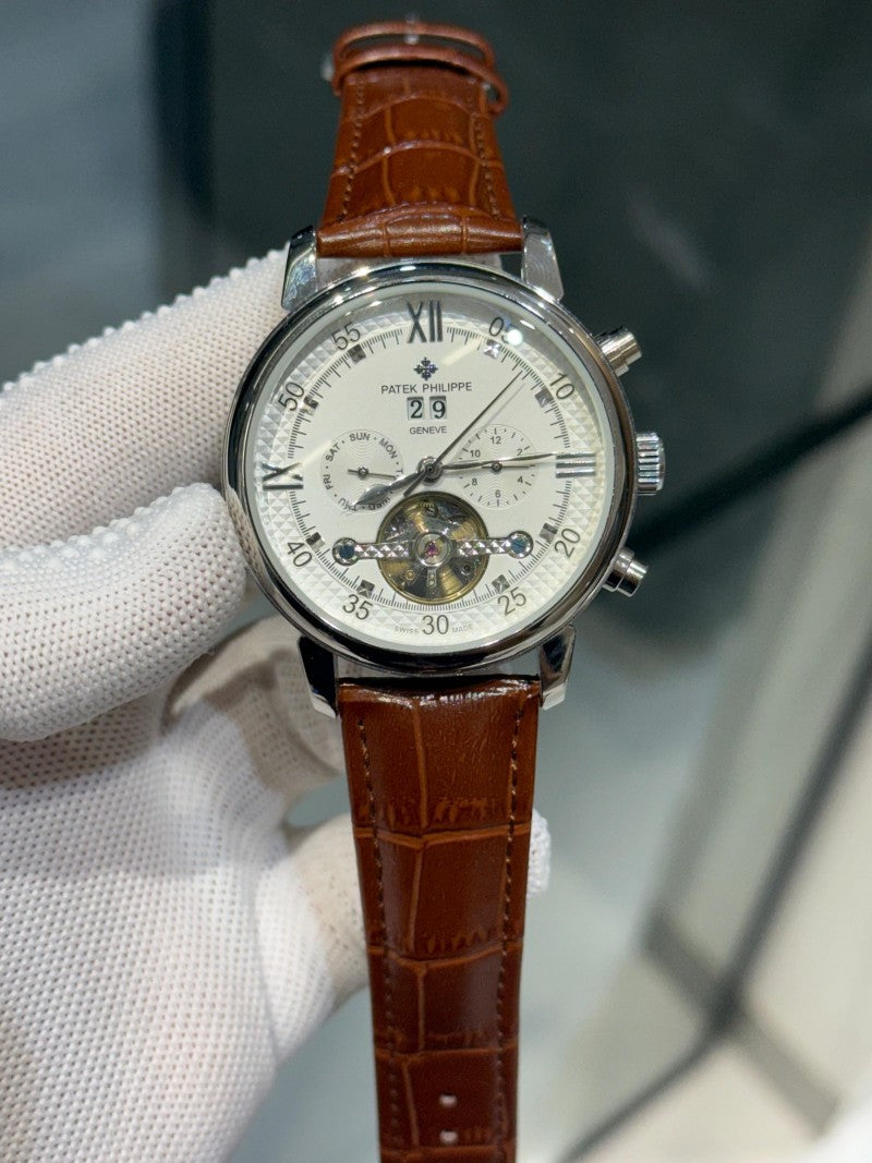 Patek Phillep e Calendar Leather Automatic