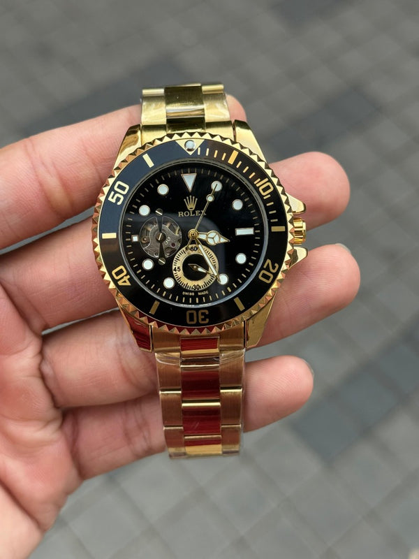 Role x Submarine Automatic Gold Black