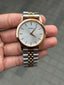 Fossi l SLIM Dual Tone Strap White Dial