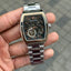 Richard Mill e Open Heart Skeleton Rectangular Silver Black