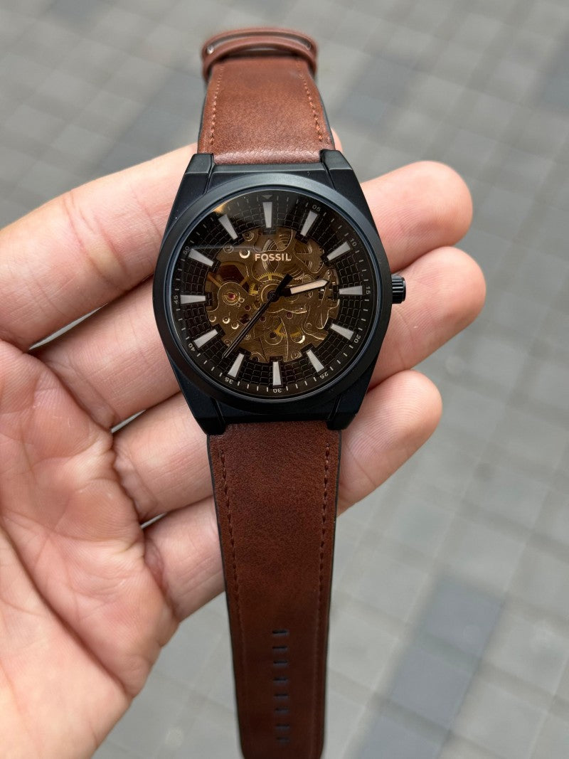 Fossi l Everett Leather Automatic