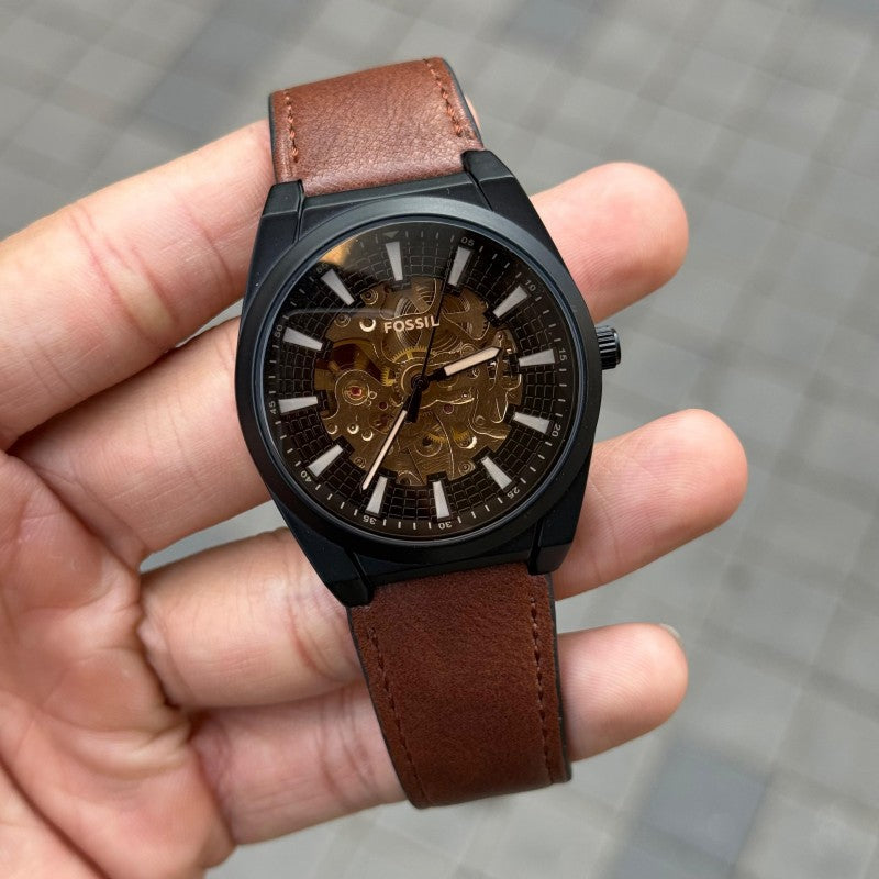Fossi l Everett Leather Automatic