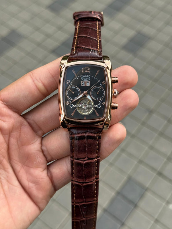 Patek Philipp e Barrel Calendar 2 0 Automatic Rose Brown Premium