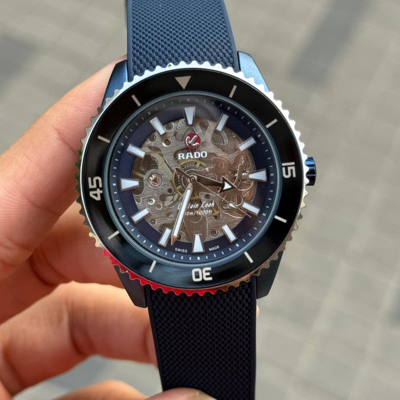 Rad o Captain Cook Automatic Blue