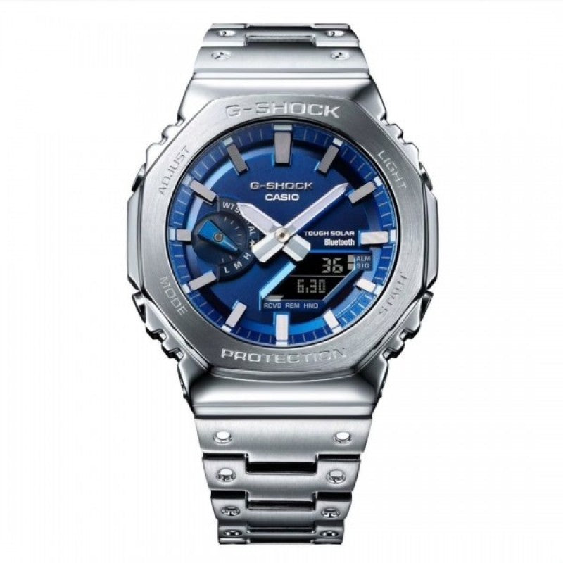 Casi o G shock GM2100 Silver Blue