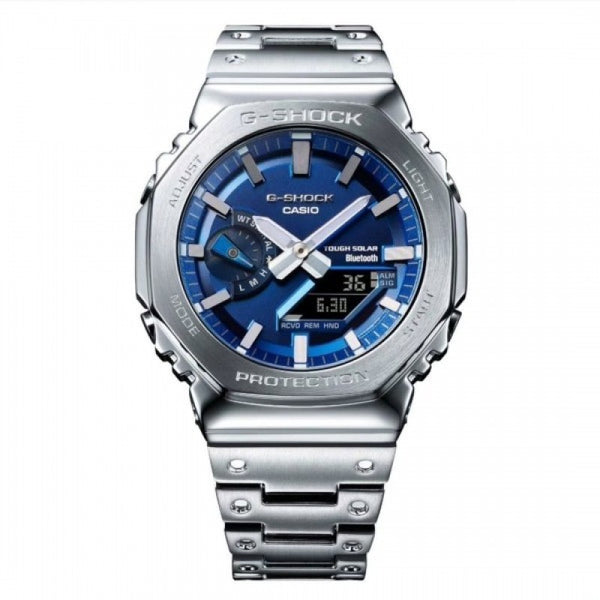 Casi o G shock GM2100 Silver Blue