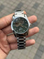 Omeg a Speed master Automatic Silver Green