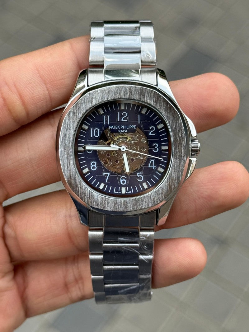 Patek Phillep e Skeleton Automatic Silver Blue Secondary image