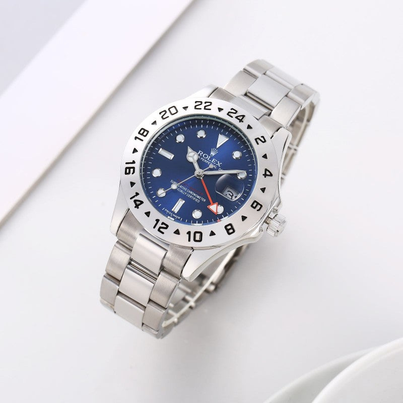 Role x Oyster Perpetual Explorer 2 0 Quartz Silver Blue Main image