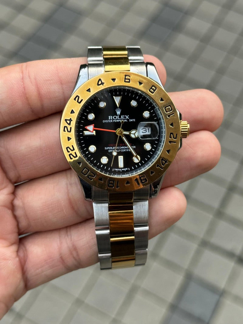 Role x Oyster Perpetual Explorer 2 0 Quartz Two Tone