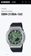 Casio G shock GM 2100 Silver Green