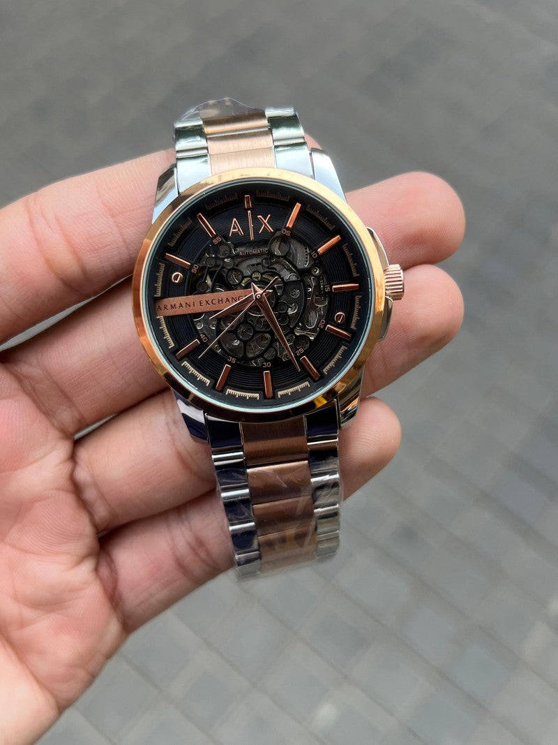 Arman i Exchange Hampton Skeleton Automatic Two Tone Black Dial Main image