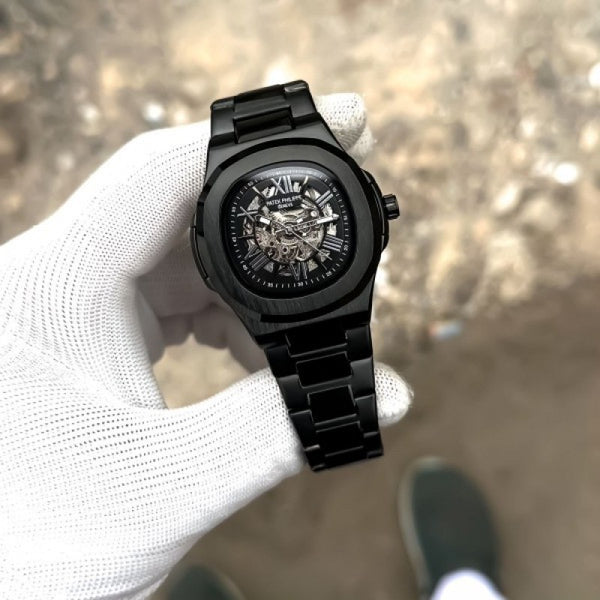 Patek Phillep e Skeleton Automatic Black