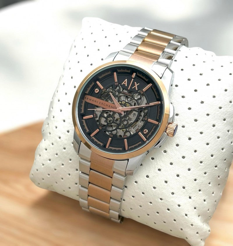 Arman i Exchange Hampton Skeleton Automatic Two Tone Black Dial Main image