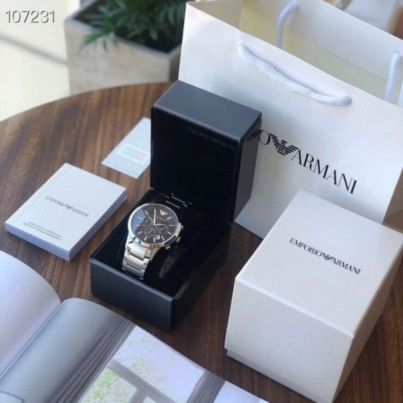 Emporio Arman i Classic Silver Black