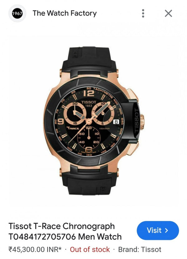 Tisso t T Race Chronograph