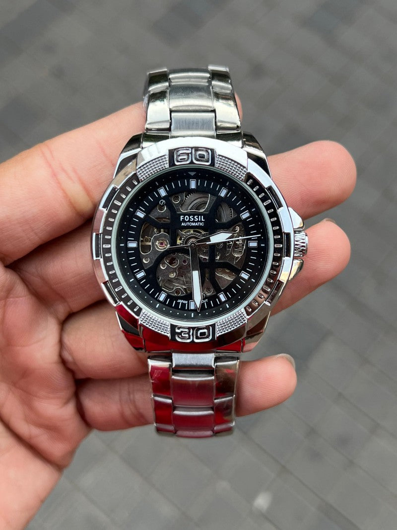 Fossi l Bronson Silver Automatic