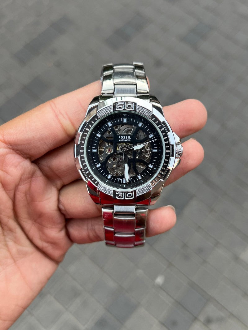 Fossi l Bronson Silver Automatic