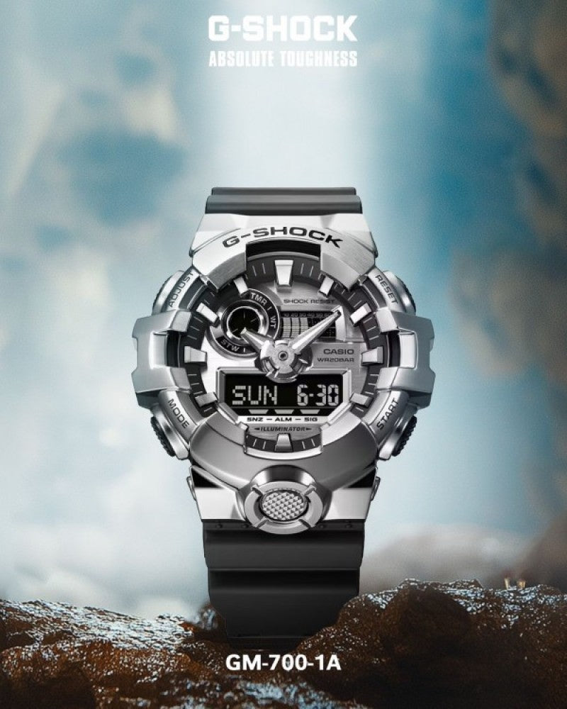CASI O G SHOCK GM 700 1A G STEEL SERIES