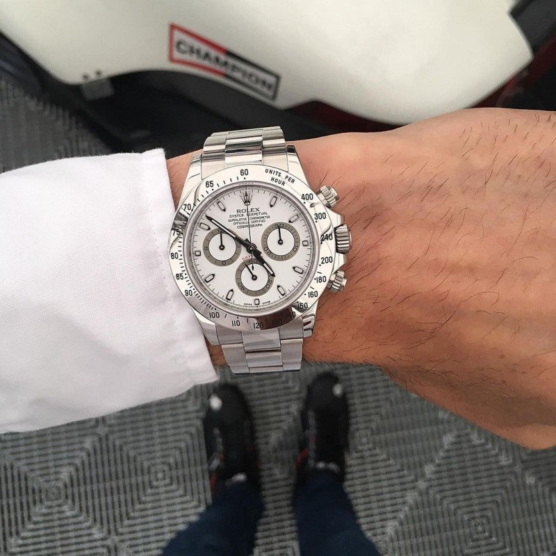 Role x Daytona Silver White Automatic