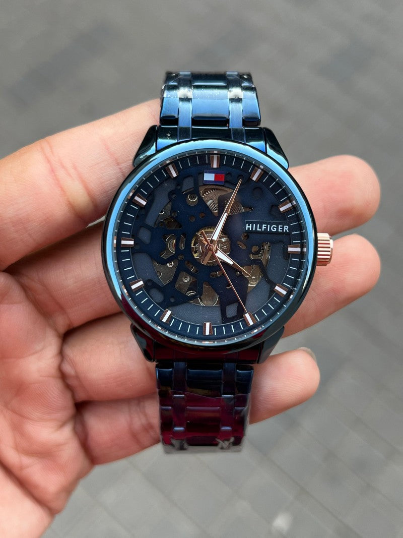 Tommy Hilfige r Chain Automatic Blue