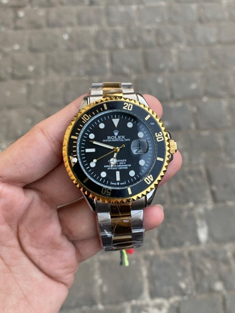 Role x Submarine Quartz Two Tone Black Dial