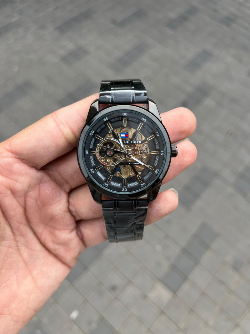 Tommy Hilfige r Automatic Chain Black