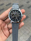 Tommy Hilfiger r Automatic Silver Grey Silicon