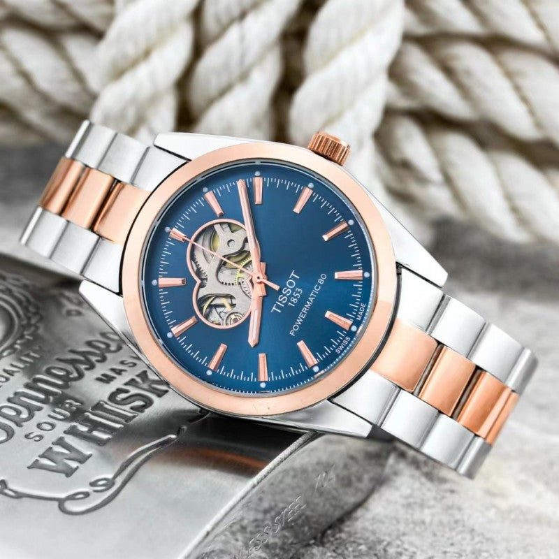 Tisso t Powermatic 80 Two Tone Blue Dial