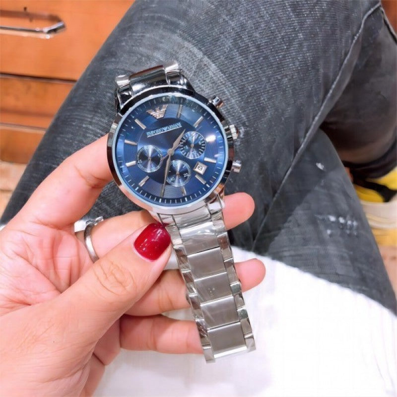 Emporio Arman i Classic Silver Blue