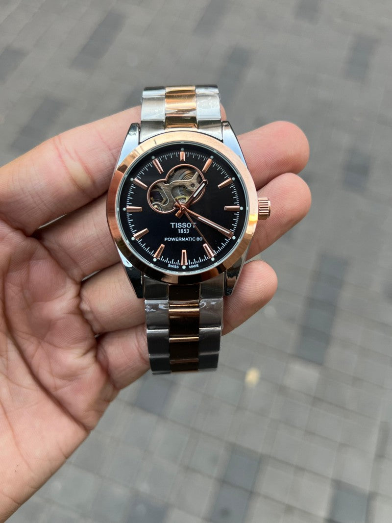 Tisso t Powermatic 80 Two Tone Black Dial